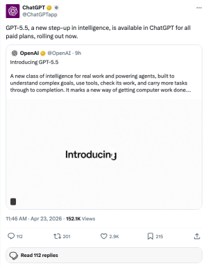 ChatGPT 2026.04.23 更新