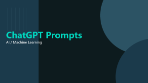 ChatGPT提示词大全，让AI听懂你的话